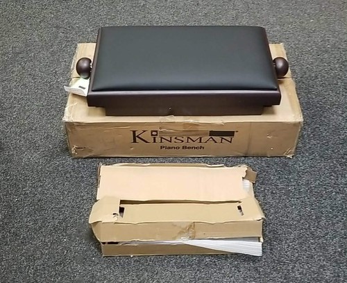 Kinsman kpb03brn piano bench - kpb03brn,