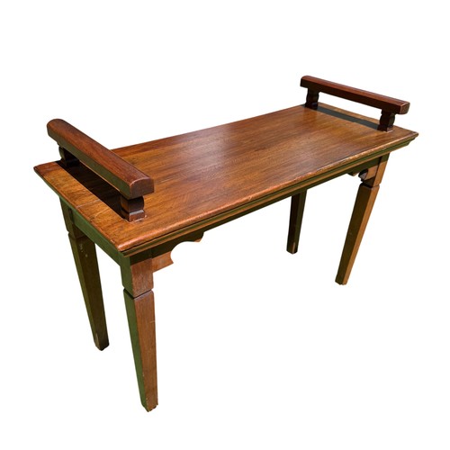 Vintage mahogany piano stool - mahogany,