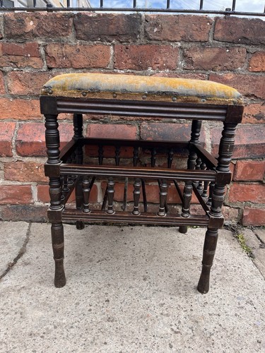 Antique edwardian wood piano - edwardian,