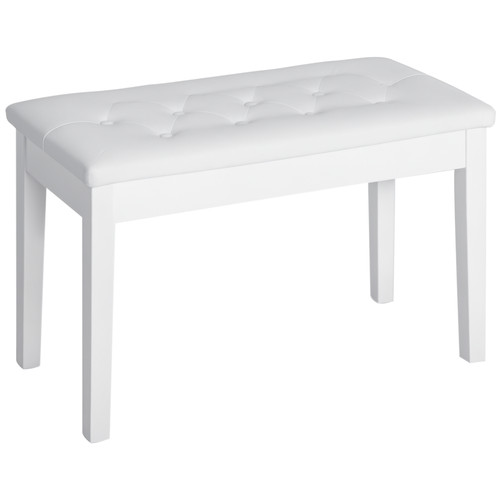 Homcom classic piano bench - classic,