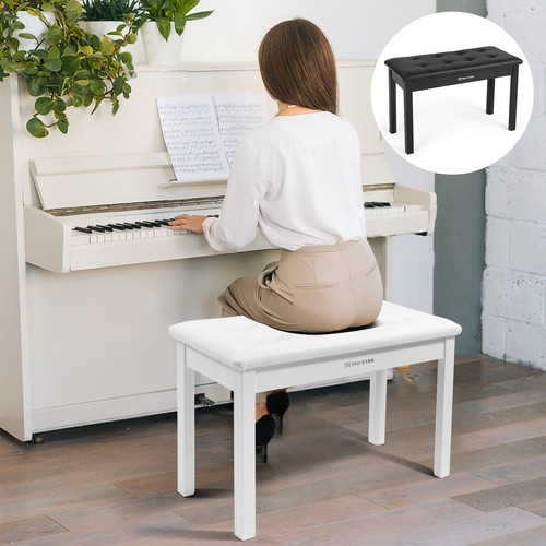 Mustar piano stool wooden - ♬mustar,