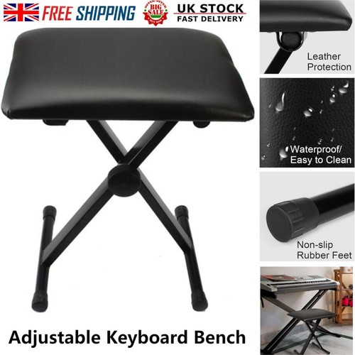 Adjustable folding piano bench - adjustable,