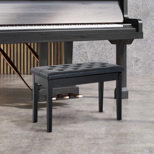 Homcom classic piano bench - classic,
