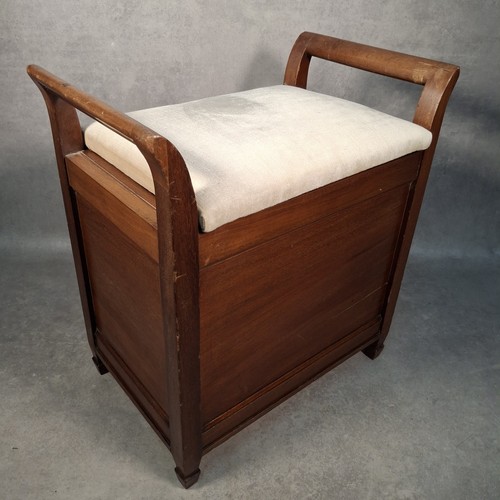 Piano stool storage bench - storage,