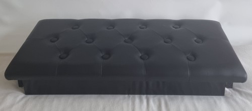 Black ebony wood leather - ebony,