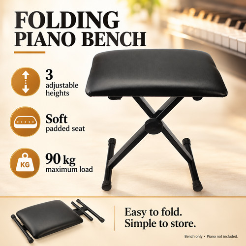 Adjustable folding piano - ,